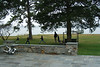 Estes > Morfar watches the kids burn energy on the big front lawn of the vacation home