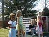 Estes > The girls and Lily having fun with dress-up