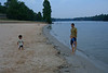 Estes > We took them to the main beach so the kids could burn off some energy.