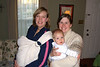 Estes > Cindy Toppen and baby Andrew with Margaret & baby Kate